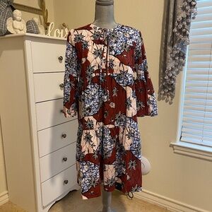 WARM Brand Dress in Unique Print Size 2